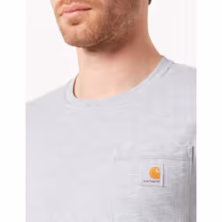 Carhartt Men's Force Relaxed Fit Midweight Short-Sleeve Pocket T-Shirt  Heather Grey  XX-Large