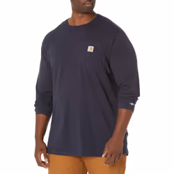 carhartt mens T-shirt (Big  Tall) Force Relaxed Fit Midweight Long Sle