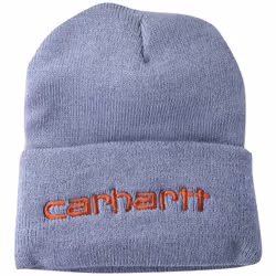 Carhartt Men's Knit Insulated Logo Graphic Cuffed Beanie Folkstone Gr