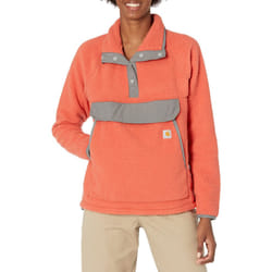 Carhartt Women's Relaxed Fit Fleece Pullover  Earthen Clay  Extra Small