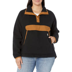 Carhartt womens Relaxed Fit Fleece Pullover Work Utility Outerwear  Black  X-Small US