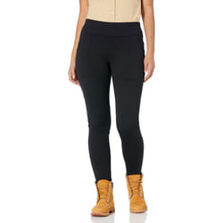 Carhartt Women's 105020 Women's Force Fitted Heavyweight Lined Legging - Large Regular - Black