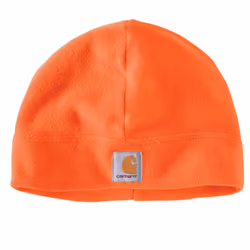 Carhartt mens Fleece Cold Weather Hat  Brite Orange  One Size US