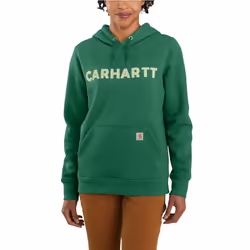 Carhartt Women's Relaxed Fit Midweight Logo Graphic Sweatshirt  North