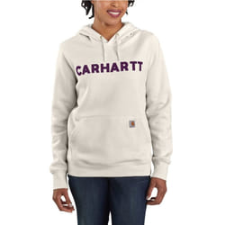 Carhartt Women's Relaxed Fit Midweight Logo Graphic Sweatshirt  Malt  Extra Small