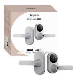 Aqara Smart Lock U300  Fingerprint Keyless Entry Door Lock with Handle  Matter Over Thread with Apple Home Keys  Touchscreen Keypad  Smart Lever Lock