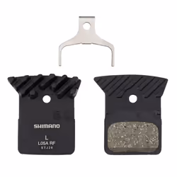 SHIMANO L05A RESIN DISC PADS WITH FIN FLAT MOUNT