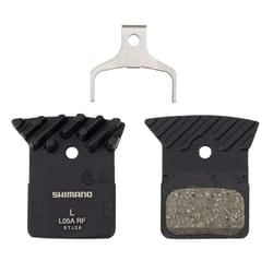 SHIMANO L05A RESIN DISC PADS WITH FIN FLAT MOUNT