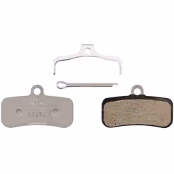 SHIMANO D03S-RX Disc Brake Pad and Spring - Resin Compound  Stainless Steel Back Plate  One Pair