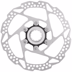 SHIMANO DISC BRAKE ROTOR 160mm CENTER LOCK SILVER