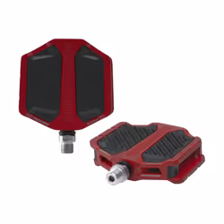SHIMANO PD- EF205 Everyday Riding Flat Pedal Red One Size