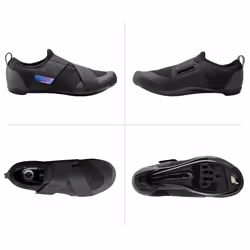SHIMANO SH-IC100 High Performance Indoor Cycling Shoe  Black  12.5-13 Women / 10-10.5 Men (EU 45)