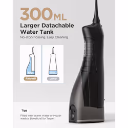 Fairywill Cordless Plus Dental Water flosser Teeth Flossing Water Jet