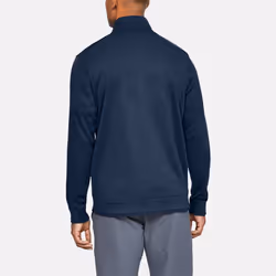 Under Armour Mens Gents Long Sleeve Half Zip Casual Sweater Jumper Top - Academy, S
