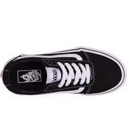 Vans Kids Ward Platform Chunky Canvas Trainers Sneakers Shoes - Black - 13K, Black