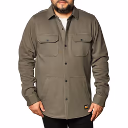Timberland PRO Men's Mill River Fleece Shirt Jacket  Pewter  XL