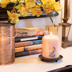 Yankee Candle Tangerine & Vanilla Scented  Classic 22oz Large Jar Single Wick Candle  Over 110 Hours of Burn Time