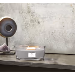 Woodwick Ellipse Scented Candle  Lavender & Cedar  16oz | Up to 50 Hours Burn Time