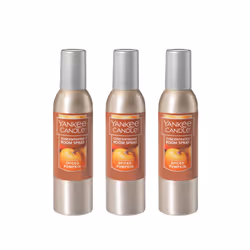 Yankee Candle Concentrated Air Freshener Room Spray Odor Eliminator for Home Bathroom Spiced Pumpkin 1.5 Oz (Pack of 3)