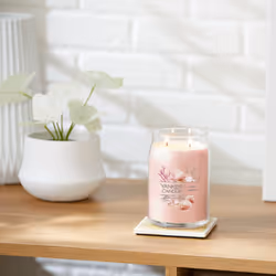 Yankee Candle Pink Sands Scented  Signature 20oz Large Jar 2-Wick Candle  Over 60 Hours of Burn Time