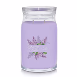 Yankee Candle Lilac Blossoms Scented Signature 20oz Large Jar 2-Wick Candle Over 60 Hours of Burn Time