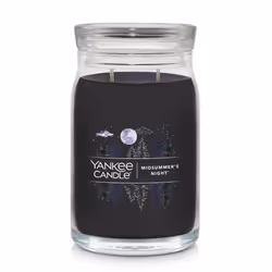 Yankee Candle MidSummer's Night Scented  Signature 20oz Large Jar 2-Wick Candle  Over 60 Hours of Burn Time  Ideal for Home D ...