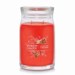Yankee Candle Sparkling Cinnamon Scented Signature 20oz Large Jar 2-W