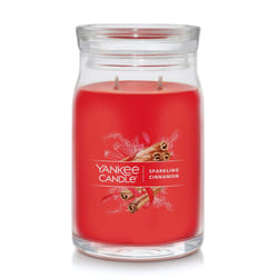 Yankee Candle Sparkling Cinnamon Scented  Signature 20oz Large Jar 2-W