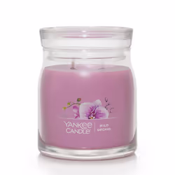 Yankee Candle Wild Orchid Scented Signature 13oz Medium Jar 2-Wick Candle Over 35 Hours of Burn Time