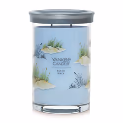 Yankee Candle Beach Walk Scented  Signature 20oz Large Tumbler 2-Wick Candle  Over 60 Hours of Burn Time