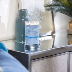 Yankee Candle Ocean Air Scented  Signature 20oz Large Tumbler 2-Wick Candle  Over 60 Hours of Burn Time