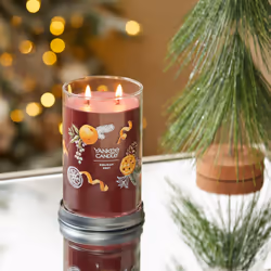 Yankee Candle Holiday Zest Scented  Signature 20oz Large Tumbler 2-Wick Candle  Over 60 Hours of Burn Time  Christmas | Holiday Candle