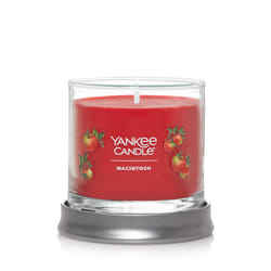 Yankee Candle Macintosh Scented  Signature 4.3oz Small Tumbler Single Wick Candle  Over 20 Hours of Burn Time