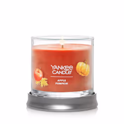 Yankee Candle Apple Pumpkin Scented Signature 4.3oz Small Tumbler Single Wick Candle Over 20 Hours of Burn Time