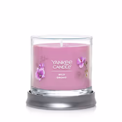 Yankee Candle Wild Orchid Scented Signature 4.3oz Small Tumbler Single Wick Candle Over 20 Hours of Burn Time