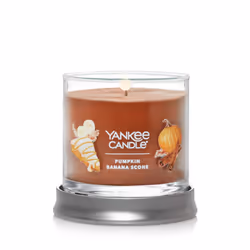 Yankee Candle Pumpkin Banana Scone Scented Signature 4.3oz Small Tumbler Single Wick Candle Over 20 Hours of Burn Time