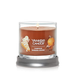 Yankee Candle Pumpkin Banana Scone Scented  Signature 4.3oz Small Tumbler Single Wick Candle  Over 20 Hours of Burn Time