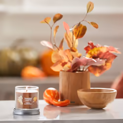 Yankee Candle Pumpkin Banana Scone Scented  Signature 4.3oz Small Tumbler Single Wick Candle  Over 20 Hours of Burn Time