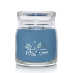 Yankee Candle Warm Luxe Cashmere Scented  Signature 13oz Medium Jar 2-Wick Candle  Over 35 Hours of Burn Time