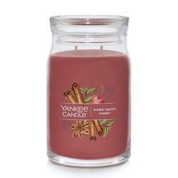 Yankee Candle Home Sweet Home Scented  Signature 20oz Large Jar 2-Wick Candle  Over 60 Hours of Burn Time