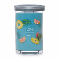 Yankee Candle Bahama Breeze Scented Signature 20oz Large Tumbler 2-Wick Candle Over 60 Hours of Burn Time