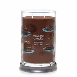 Yankee Candle Chocolate Layer Cake Scented  Signature 20oz Large Tumbler 2-Wick Candle  Over 60 Hours of Burn Time