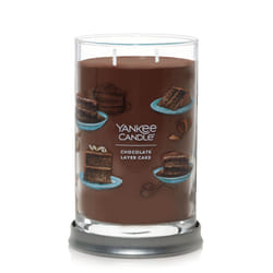 Yankee Candle Chocolate Layer Cake Scented  Signature 20oz Large Tumbler 2-Wick Candle  Over 60 Hours of Burn Time