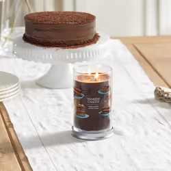 Yankee Candle Chocolate Layer Cake Scented  Signature 20oz Large Tumbler 2-Wick Candle  Over 60 Hours of Burn Time
