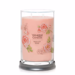 Yankee Candle Fresh Cut Roses Scented Signature 20oz Large Tumbler 2-Wick Candle Over 60 Hours of Burn Time