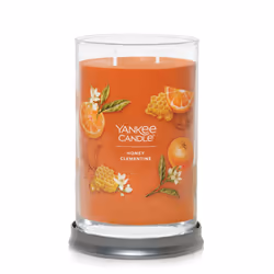 Yankee Candle Honey Clementine Scented Signature 20oz Large Tumbler 2-Wick Candle Over 60 Hours of Burn Time