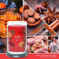Yankee Candle Kitchen Spice Scented  Signature 20oz Large Tumbler 2-Wick Candle  Over 60 Hours of Burn Time