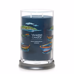Yankee Candle Mediterranean Breeze Scented  Signature 20oz Large Tumbler 2-Wick Candle  Over 60 Hours of Burn Time