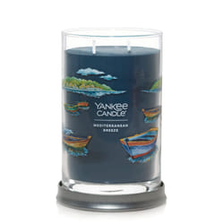 Yankee Candle Mediterranean Breeze Scented  Signature 20oz Large Tumbler 2-Wick Candle  Over 60 Hours of Burn Time