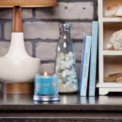 Yankee Candle Catching Rays Scented  Signature 4.3oz Small Tumbler Single Wick Candle  Over 20 Hours of Burn Time